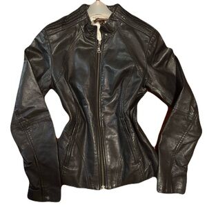 Danier Fitted Leather Jacket